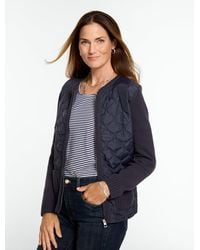 Talbots - Quilted Sweater Jacket - Lyst
