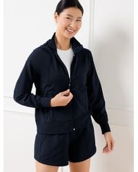 Talbots - Modal French Terry Full-zip Hoodie - Lyst