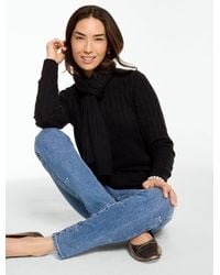 Talbots - Soft Cable Knit Crewneck Sweater - Lyst