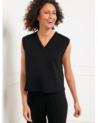 Talbots - Airknit Stretch V-neck Tank Top - Lyst