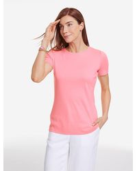 Talbots - Pima Cotton Crewneck T-shirt - Lyst