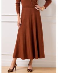 Talbots - Wool Blend Maxi Sweater Skirt - Lyst