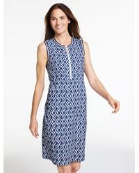 Talbots - Lightweight Woven Stretch Sleeveless Dress - Lyst