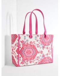 Talbots - Medallion Garden Canvas Tote - Lyst
