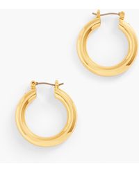 Talbots - Classic Hoop Earrings - Lyst