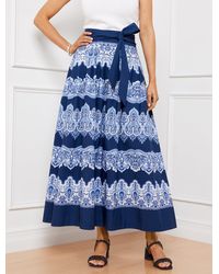 Talbots - The Piper Pleated Patio Skirt - Lyst