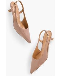 Talbots - Olivia Slingback Kitten Heel Pumps - Lyst