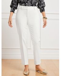 Talbots - Hampshire Lightweight Double Cloth Straight Ankle Pants - Lyst
