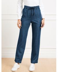 Talbots - Straight Leg Drawstring Pants - Lyst