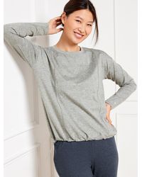 Talbots - Buttery Soft Easy Knit Bungee Hem T-shirt - Lyst