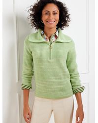 Talbots - Half-zip Pullover Sweater - Lyst