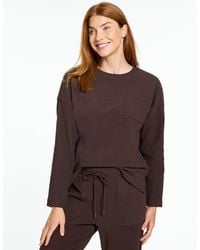 Talbots - Ottoman Rib Crewneck Sweater Pullover - Lyst