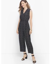 talbots black jumpsuit