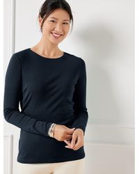 Talbots - Pima Crewneck T-shirt - Lyst