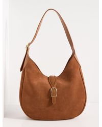 Talbots - Suede Medium Hobo Bag - Lyst