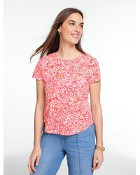 Talbots - Patch Pocket Short Sleeve T-shirt - Lyst