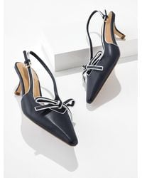 Talbots - Maren Slingback Nappa Kitten Heel Pumps - Lyst