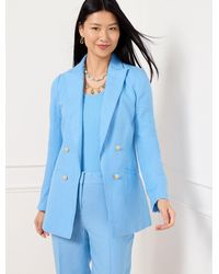 Talbots - No Close Linen Blazer - Lyst