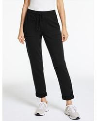 Talbots - Cozy French Terry Taper Leg Pants - Lyst