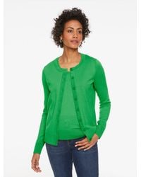 Talbots - Charming Cardigan Sweater - Lyst
