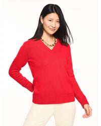 Talbots - V-neck Sweater - Lyst