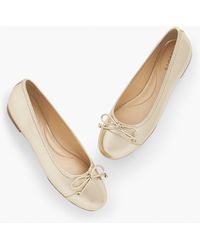 Talbots - Blair Cap Toe Nappa Ballet Flats - Lyst