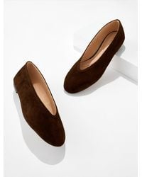 Talbots - Vera Suede Ballet Loafers - Lyst