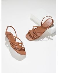 Talbots - Liana Strappy Nappa Sandals - Lyst