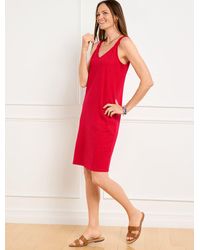 Talbots - Nantucket Slub Shift Dress - Lyst