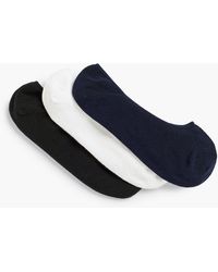 Talbots - Three-pair No-show Sock Set - Lyst