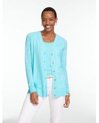 Talbots - V-neck Girlfriend Cardigan Sweater - Lyst