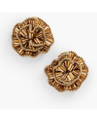 Talbots - Mignonne Gavigan For Embellished Swirl Stud Earrings - Lyst