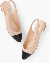 Talbots - Edison Quilted Nappa Slingback Flats - Lyst