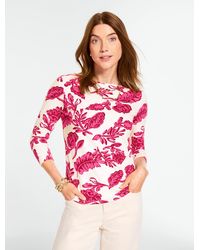 Talbots - Bateau Neck T-shirt - Lyst