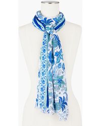 Talbots - Whimsical Floral Oblong Scarf - Lyst