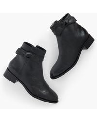 Talbots - Tish Bow Ankle Boots - Lyst
