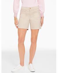 Talbots - Patch Pocket Twill Shorts - Lyst
