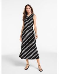 Talbots - Jersey Fit-&-flare Maxi Dress - Lyst