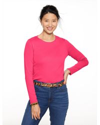 Talbots - Long Sleeve Crewneck T-shirt - Lyst