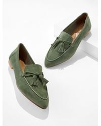 Talbots - Kacey Suede Loafers - Lyst
