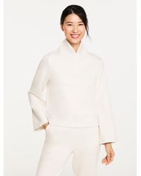 Talbots - Airknit Stretch Mesh V-neck Pullover Sweater - Lyst