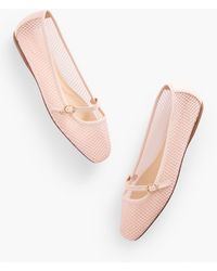 Talbots - Sloan Mary Jane Mesh Flats - Lyst