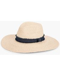 Talbots - Frayed Trim Floppy Hat - Lyst