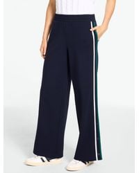 Talbots - Piqué Wide Leg Tennis Pants - Lyst