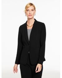 Talbots - Easy Travel Shawl Collar Jacket - Lyst