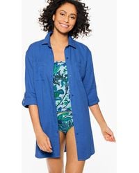 Aqua Club - Gauze Shirt Cover-up - Lyst