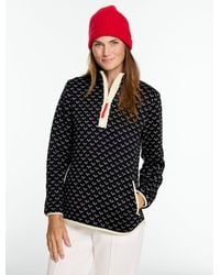 Talbots - Luxe Fleeceback Half-zip Sweater - Lyst