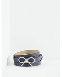 Talbots - Embellished Bow Belt - Lyst