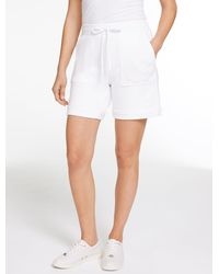 Talbots - Classic French Terry Cuffed Shorts - Lyst