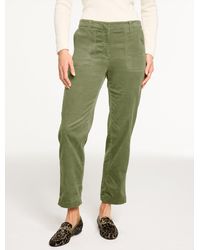 Talbots - Tapered Ankle Stretch Corduroy Pants - Lyst